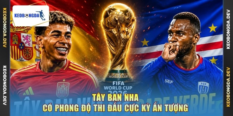Tây Ban Nha có phong độ thi đấu cực kỳ ấn tượng