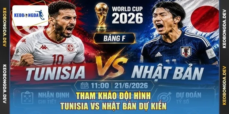 Tham khảo đội hình Tunisia với Nhật Bản dự kiến